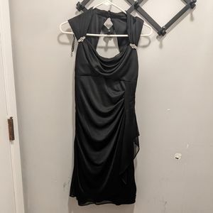 Black cocktail dress